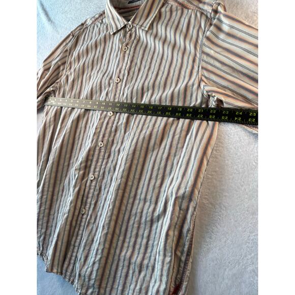Tommy Bahama Jeans Island Shirt Mens XL Cotton Stripe Button Down Long Sleeve - Picture 5 of 10